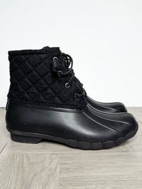 Sperry Black Duck Boot 7 1/2 M